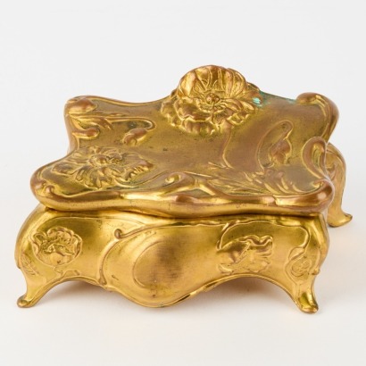 An Art Nouveau Dresser Box Af