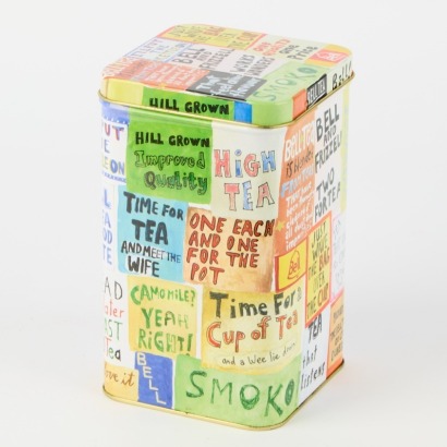 A Dick Frizell Bell Tea Tin
