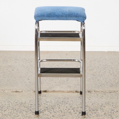A Retro Flip Top Step Stool