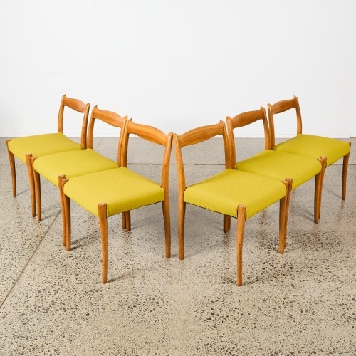 A Suite Of Six Fler 64 Dining Chairs By Fred Lowen Circa 1964