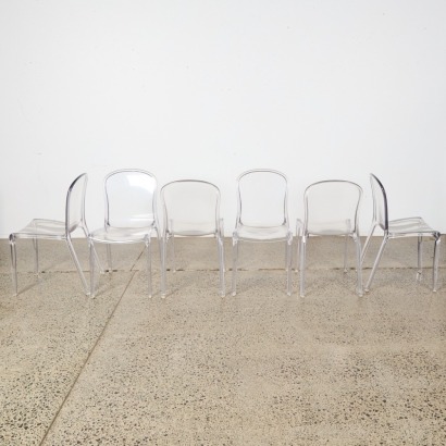 A Set Of Six Ghost-Style Chairs