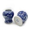 Two Chinese Late Qing Dynasty Blue and White Prunus Jars - 2