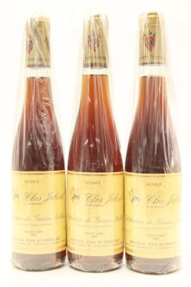 (3) 2005 Domaine Zind-Humbrecht Pinot Gris Clos Jebsal Selection des Grains Nobles, Alsace, 375ml [RP95]