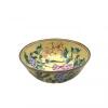 A Chinese Yellow Ground Famille Rose 'Floral and Bird' Bowl - 2