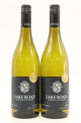(2) 2024 Lake Road Wines Pinot Gris, Gisborne
