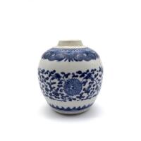 A Chinese Blue and White 'Floral' Jar