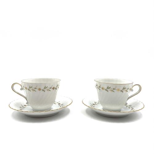 Two Sets of AK Tea Cup and Saucers