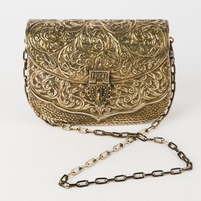 A Vintage Indian Silver Handbag