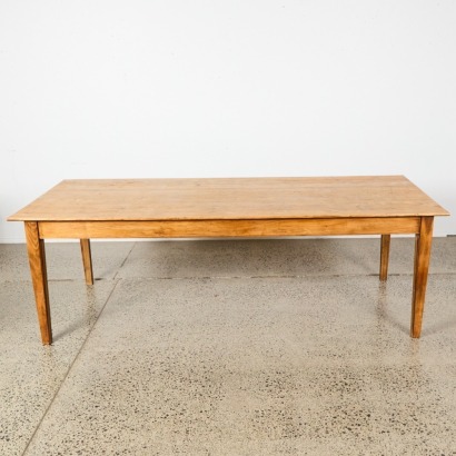 A Large Rustic Dining Table