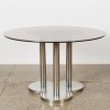 A Seventies Chrome Trefoil Table, Japan