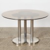A Seventies Chrome Trefoil Table, Japan - 2