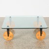 A Vintage Gae Aulenti Tavolo Con Route Coffee Table - 2