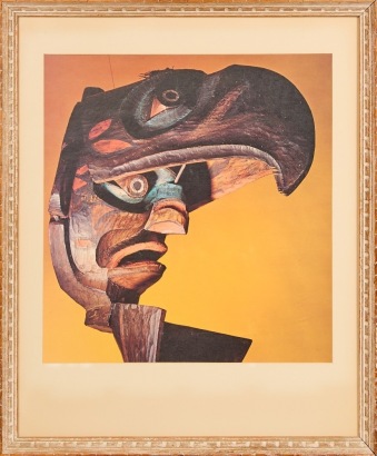 A Print of a Tsimshian Eagle Mask