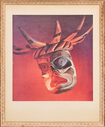 A Kwakiutl Indian Sun Mask Print
