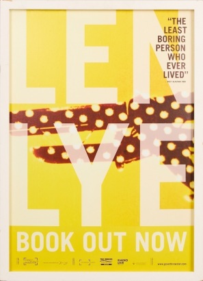 A Framed Len Lye Poster
