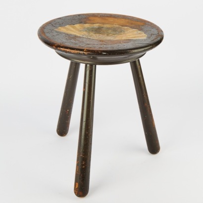 A Vintage Tripod Stool