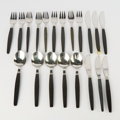 A Collection Of Mid-Century Flatware Twenty Pieces