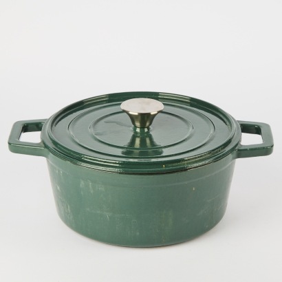 A Cast Iron Casserolle Dish
