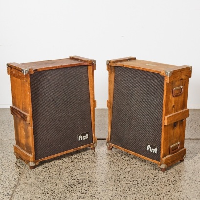 A Pair of Vintage Crate First Loud Speakers