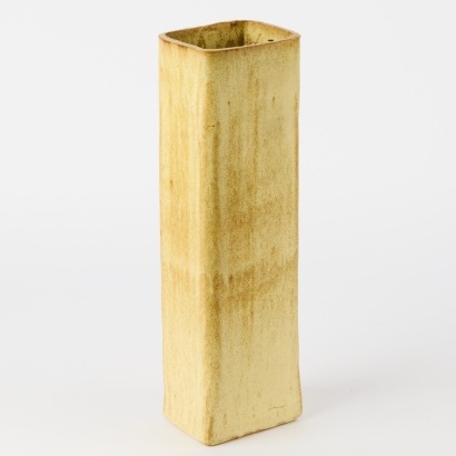 A Large Studio Slab Vase