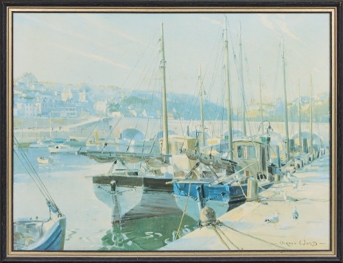 A Vernon Ward "Evening At Looe" Picture