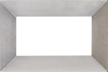 An Aluminium Framed Mirror By Relish