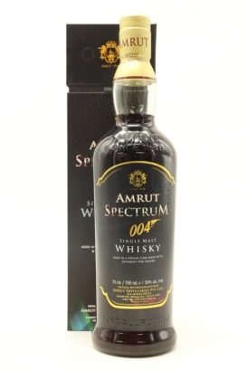 (1) Amrut Spectrum 004 Single Malt Indian Whisky, 50% ABV (GB)