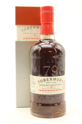 (1) Tobermory 21 Year Old Oloroso Cask Finish Single Malt Scotch Whisky