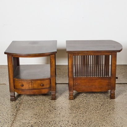 A Pair of Solid Wood Bedside Cabinets