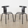 A Pair of Jiro 4 Leg Chairs by John Tree for Resident