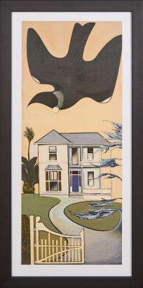 DON BINNEY Colonial Garden Bird Print