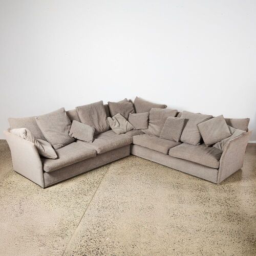 A Simon James Outline Corner Configuration Sofa