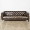 An Eaton Chesterfield Leather Sofa