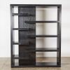A Dark Oak Contemporary Bookshelf