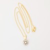 15ct - 18ct Yellow / White Gold, 1.10ct Diamond Pendant on 45cm Gold-tone Chain - 2