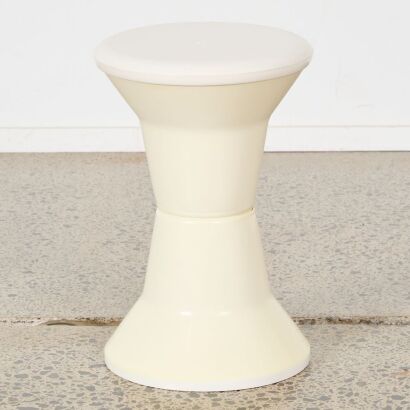 A Vintage Cream Caroma Utility Stool