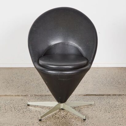 A Vernon Panton Style Cone Chair
