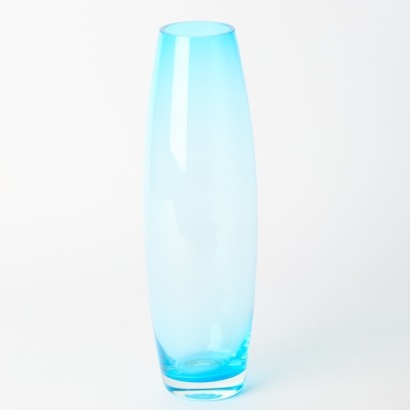A Retro Blue Glass Vase
