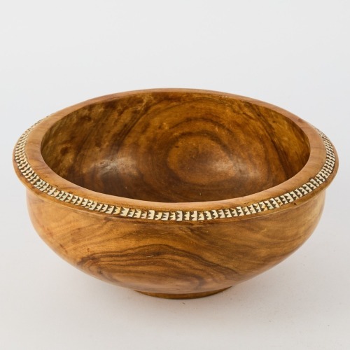 An Inlaid Bowl From The Soloman Islands