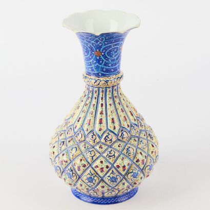 A Japanese 20th Century Painted Vase
