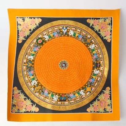 A Chinese Thangka Painting