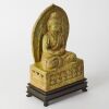 A Chinese Celadon-glazed Ceramic Seated Buddha - 2