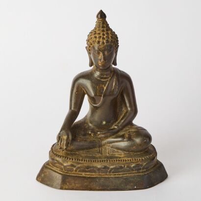 A 19th Century Nepalese Bronze Buddha