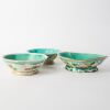 A Group of Three Chinese Late Qing Dynasty Famille-rose 'Floral' Lobed Dishes (Various Sizes) - 2