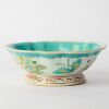 A Group of Three Chinese Late Qing Dynasty Famille-rose 'Floral' Lobed Dishes (Various Sizes) - 7