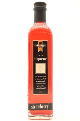 (1) Kings Strawberry Finest Liqueur, 21% ABV, 500ml