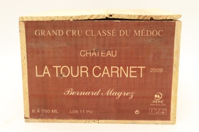 (6) 2009 Bernard Magrez Chateau La Tour Carnet, Haut Medoc (OWC)
