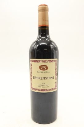 (1) 2016 Sacred Hill Brokenstone, Hawke's Bay