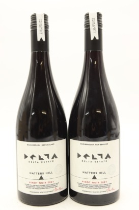 (2) 2021 Delta Estate Hatters Hill Pinot Noir, Marlborough