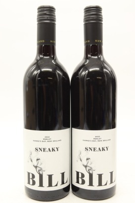 (2) 2022 Sneaky Bill Merlot, Hawke's Bay